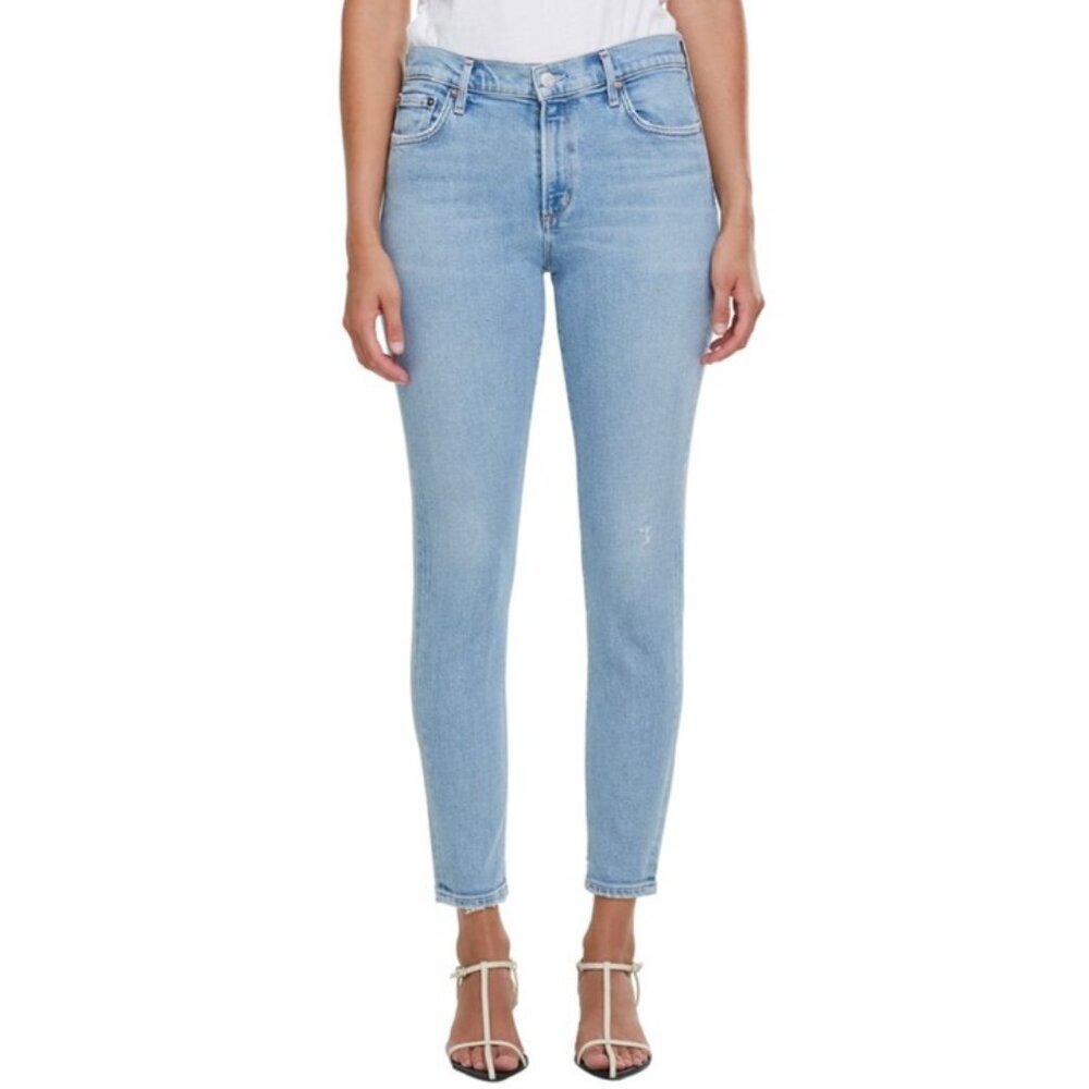 AGOLDE Sophie Mid Rise Ankle Skinny Jeans in Airtime Size‎ 25 NWT